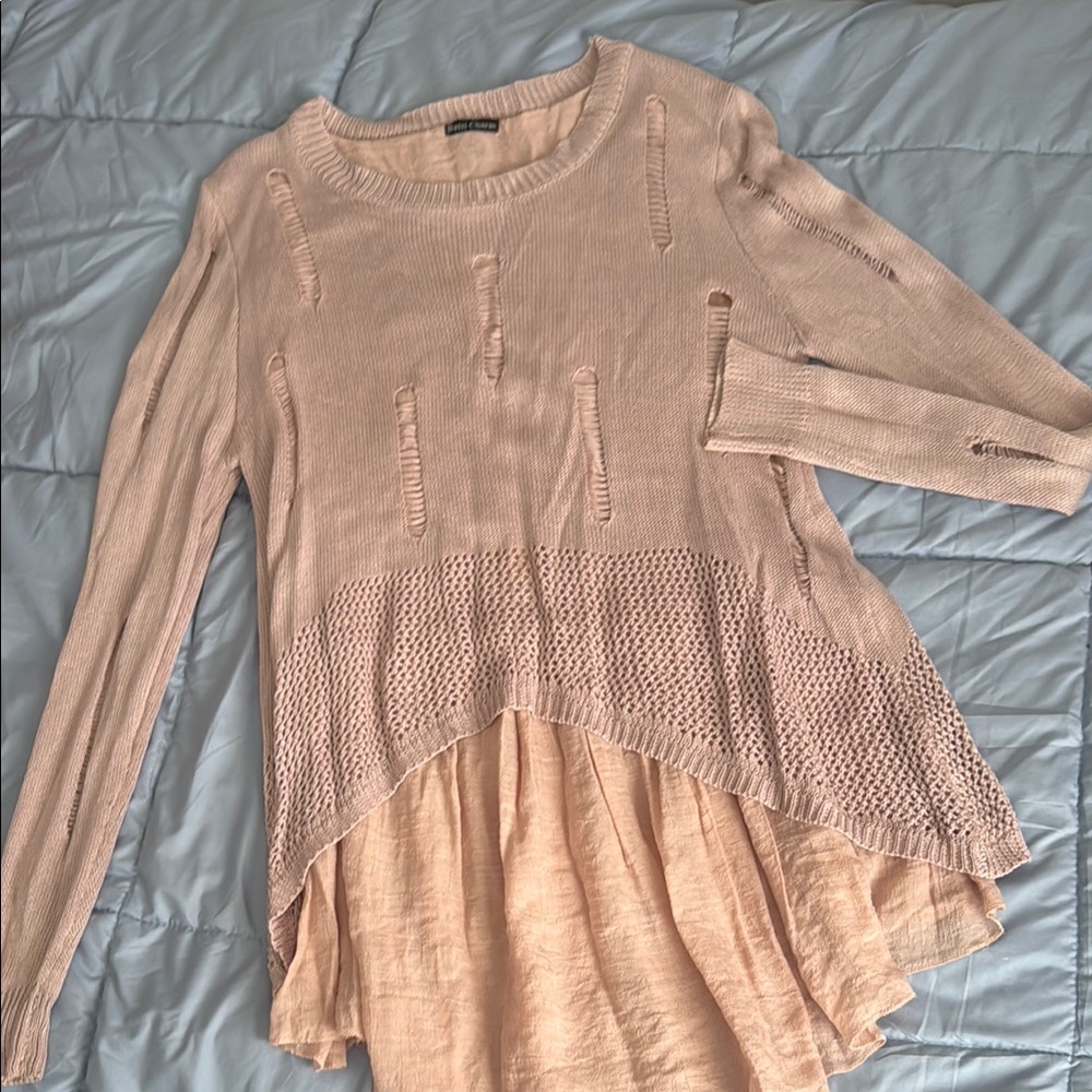 Stylish Pink Women's Top